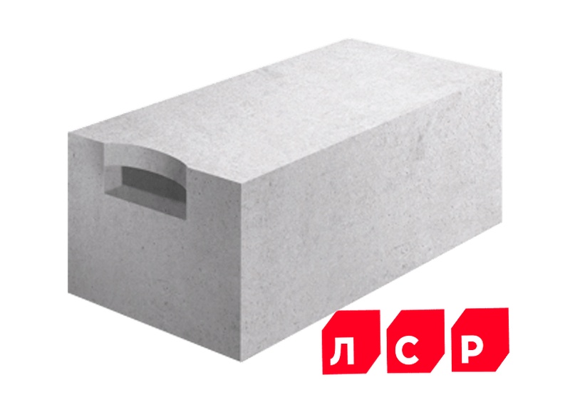 Газобетонный блок ЛСР D200 625x150x250